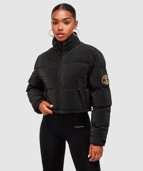 Zavetti Canada Fashion Womens Bellucci 2.0 Crop Jacket Black