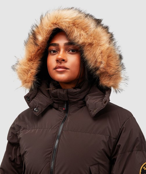 Womens Bellucci 2.0 Crop Jacket Zavetti Canada Fashion Brown