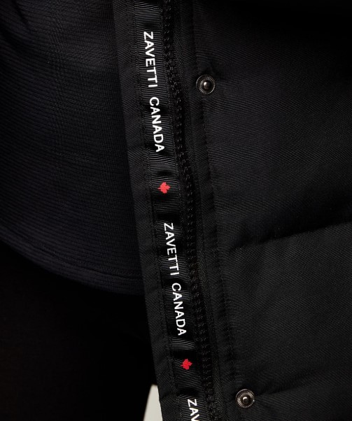 Womens Goshawa Puffer Parka Jacket Green Zavetti Canada Fashion