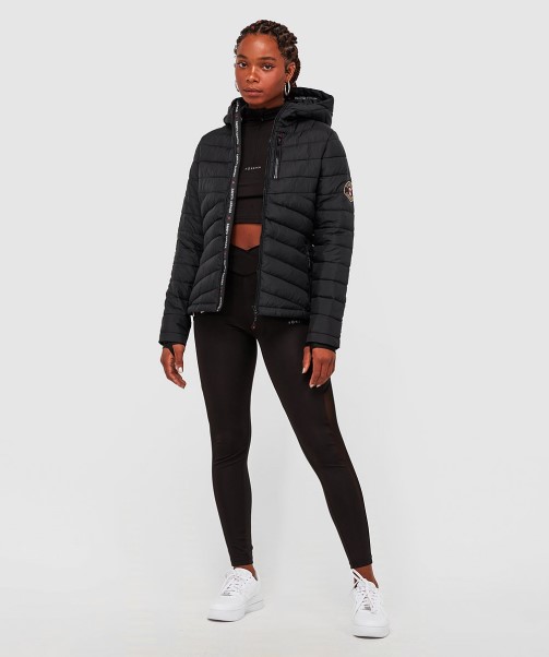 Zavetti Canada Fashion Womens Giata Slimline Jacket Black