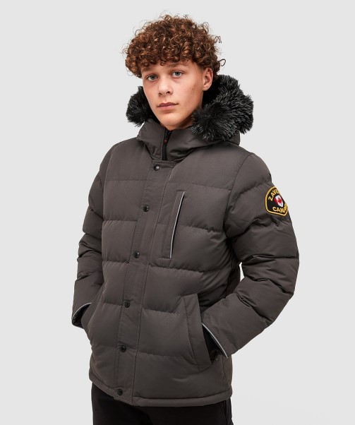 Zavetti Canada Asphalt Junior Oshawa 3.0 Puffer Parka Jacket