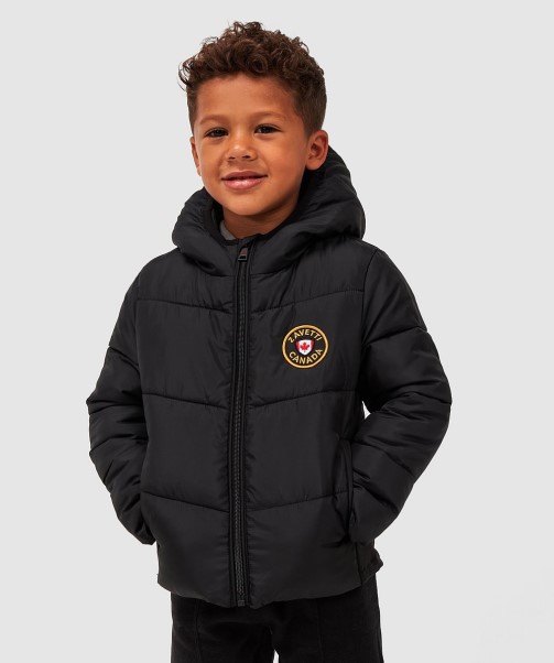 Nursery Telso Hybrid Puffer Jacket Zavetti Canada Black