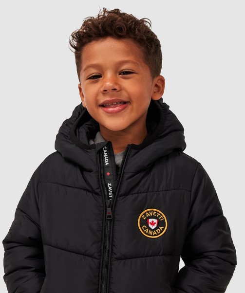 Nursery Telso Hybrid Puffer Jacket Zavetti Canada Black