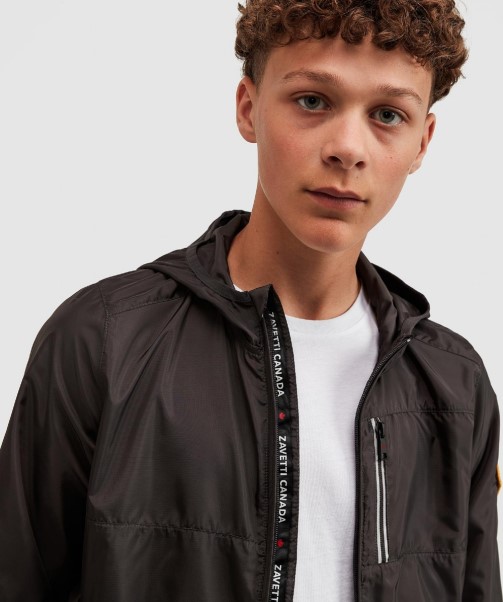 Zavetti Canada Junior Vistano Windrunner Jacket Black